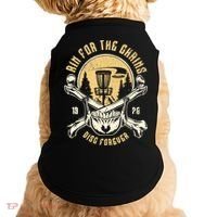 Disc Golf Aim For The Chains Skull Doggie Tank thumb 0