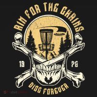 Disc Golf Aim For The Chains Skull Sweatshirt thumb 3