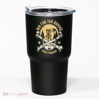 Disc Golf Aim For The Chains Skull Tumbler thumb 0