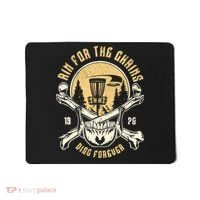 Disc Golf Aim For The Chains Skull Mousepad thumb 0