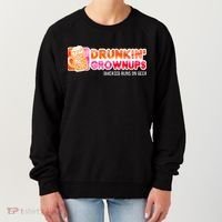 Drunken Grownups American Dad Run On Beer Funny Women's Sweatshirt thumb 0