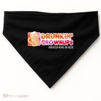 Drunken Grownups American Dad Run On Beer Funny USA-Made Doggie Bandana thumb 0