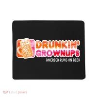 Drunken Grownups American Dad Run On Beer Funny Mousepad thumb 0