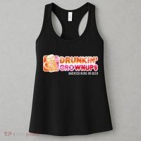 Drunken Grownups American Dad Run On Beer Funny Women's Tank Top thumb 3