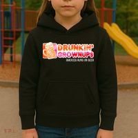 Drunken Grownups American Dad Run On Beer Funny Kids Hoodie thumb 3