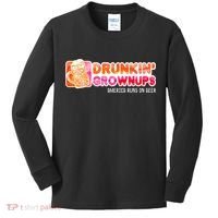 Drunken Grownups American Dad Run On Beer Funny Kids Long Sleeve Shirt thumb 0