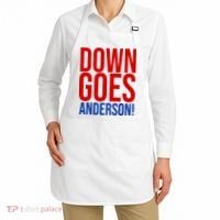 Down Goes Anderson Cleveland Vs Chicago Fight Baseball Apron thumb 2