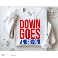 Down Goes Anderson Cleveland Vs Chicago Fight Baseball Sweatshirt thumb 2