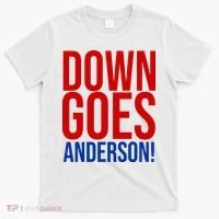 Down Goes Anderson Cleveland Vs Chicago Fight Baseball T-Shirt thumb 0