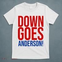 Down Goes Anderson Cleveland Vs Chicago Fight Baseball T-Shirt thumb 5