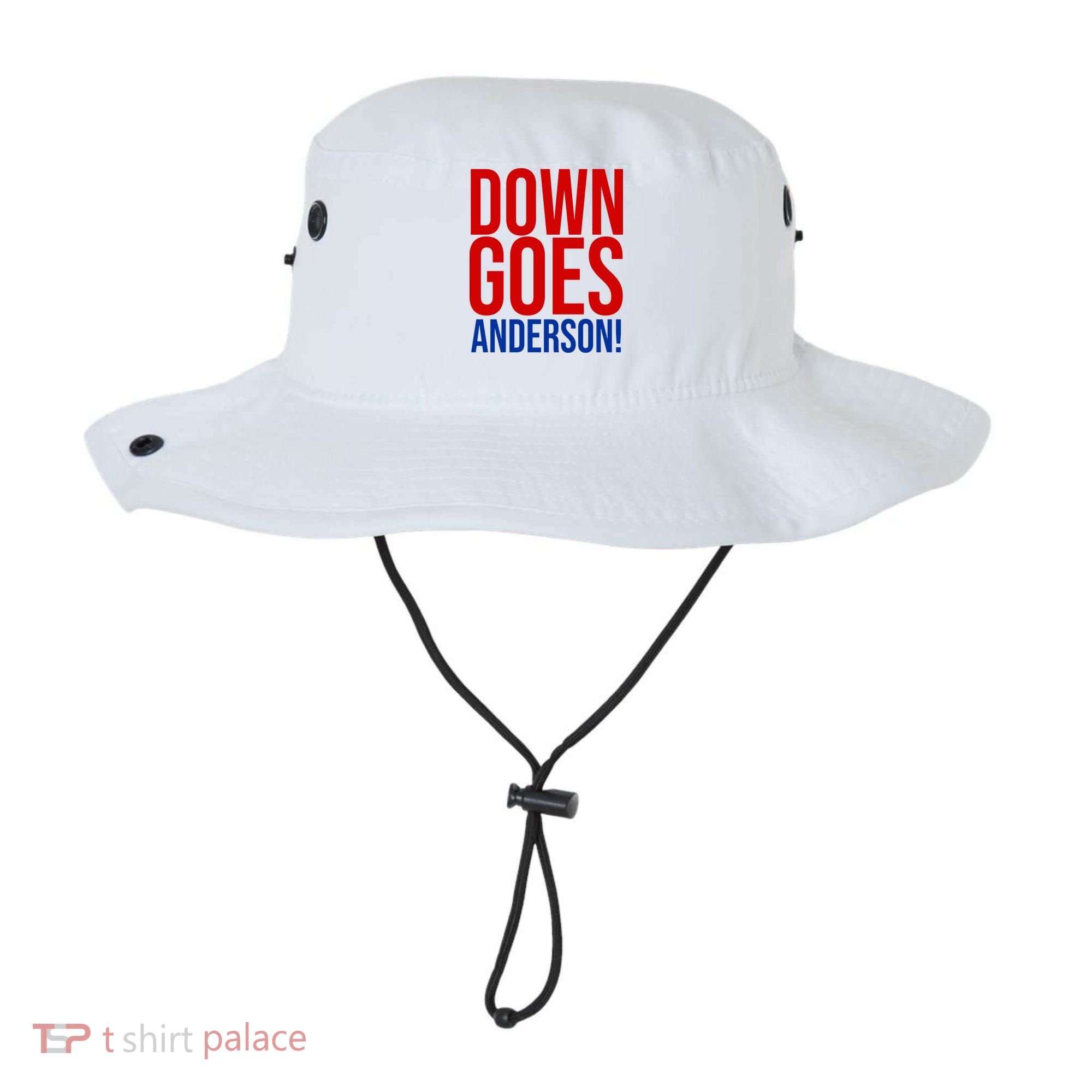 Down Goes Anderson Cleveland Vs Chicago Fight Baseball Bucket Hat