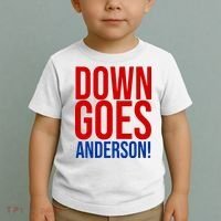 Down Goes Anderson Cleveland Vs Chicago Fight Baseball Toddler T-Shirt thumb 2