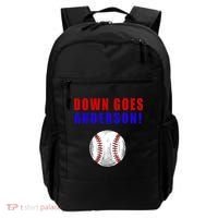 Down Goes Anderson Funny Cleveland Vs Chicago Fight Baseball Backpack thumb 0