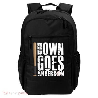Down Goes Anderson Baseball Backpack