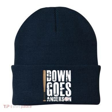 Down Goes Anderson Baseball Beanie