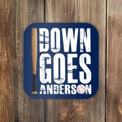 Down Goes Anderson Baseball Coaster