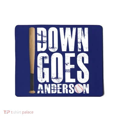 Down Goes Anderson Baseball Mousepad