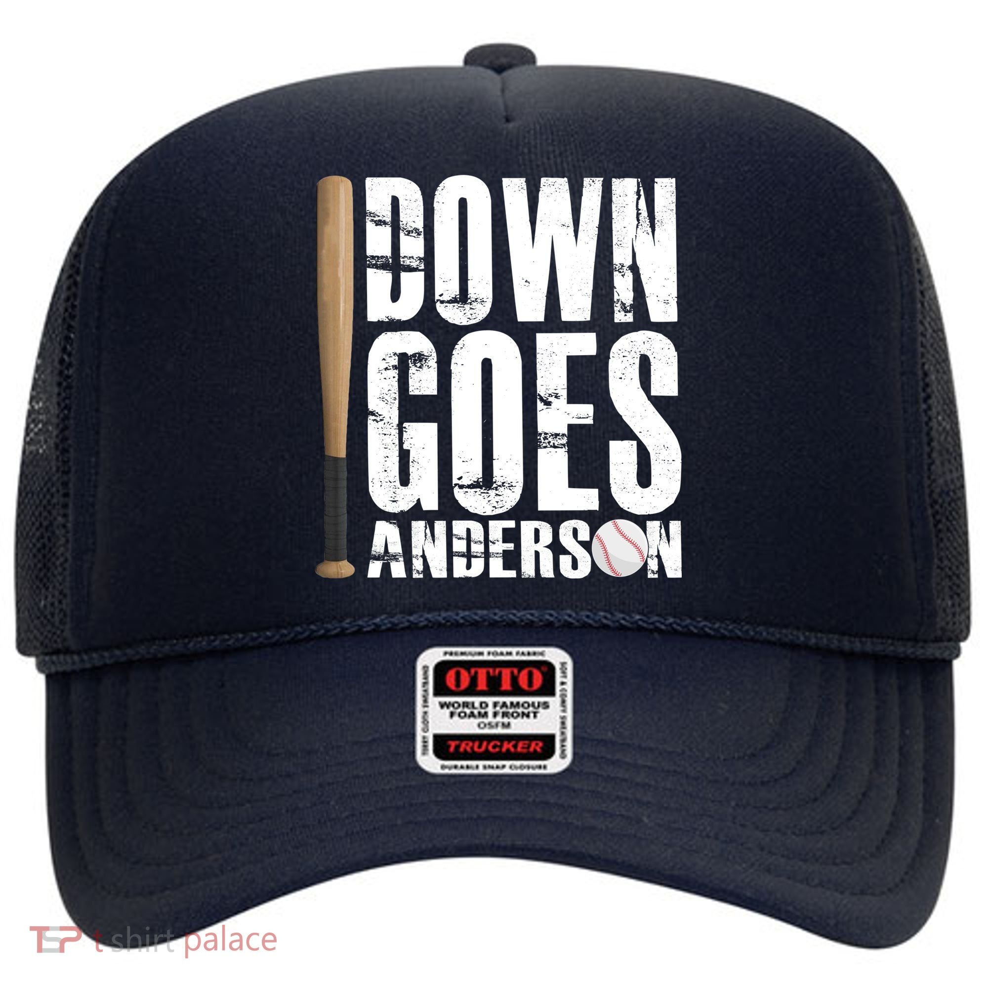 Down Goes Anderson Baseball Hat
