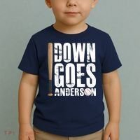 Down Goes Anderson Baseball Toddler T-Shirt thumb 2