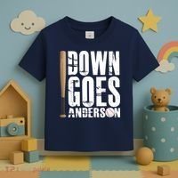 Down Goes Anderson Baseball Toddler T-Shirt thumb 3