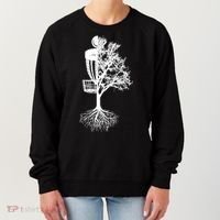 Disc Golf Basket And Tree Frolf Frisbee Golf Cool Gift Women's Sweatshirt thumb 0