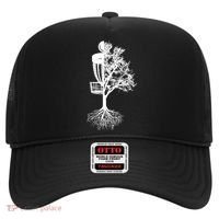 Disc Golf Basket And Tree Frolf Frisbee Golf Cool Gift Hat thumb 0