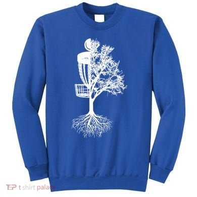 Disc Golf Basket And Tree Frolf Frisbee Golf Cool Gift Sweatshirt