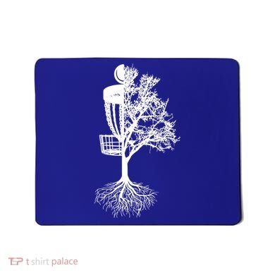 Disc Golf Basket And Tree Frolf Frisbee Golf Cool Gift Mousepad