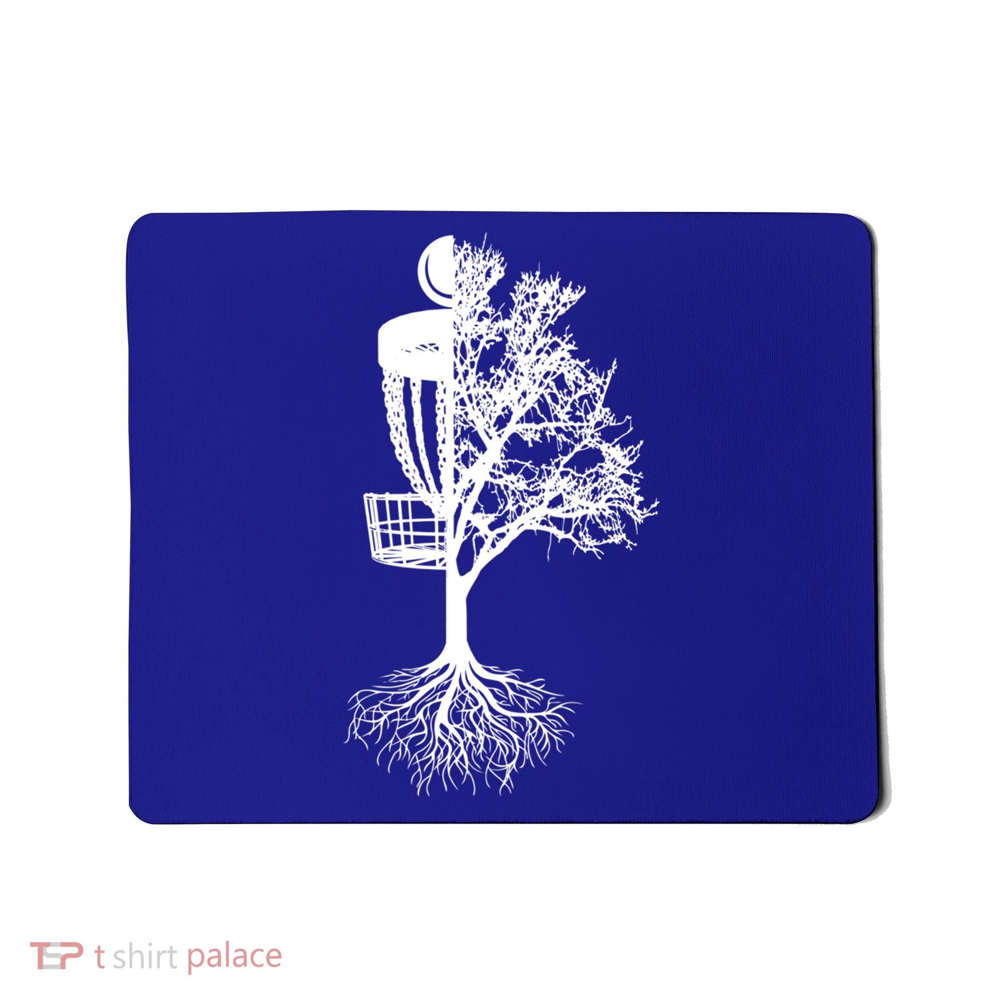 Disc Golf Basket And Tree Frolf Frisbee Golf Cool Gift Mousepad