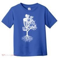 Disc Golf Basket And Tree Frolf Frisbee Golf Cool Gift Toddler T-Shirt thumb 0