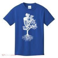 Disc Golf Basket And Tree Frolf Frisbee Golf Cool Gift Kids T-Shirt thumb 0