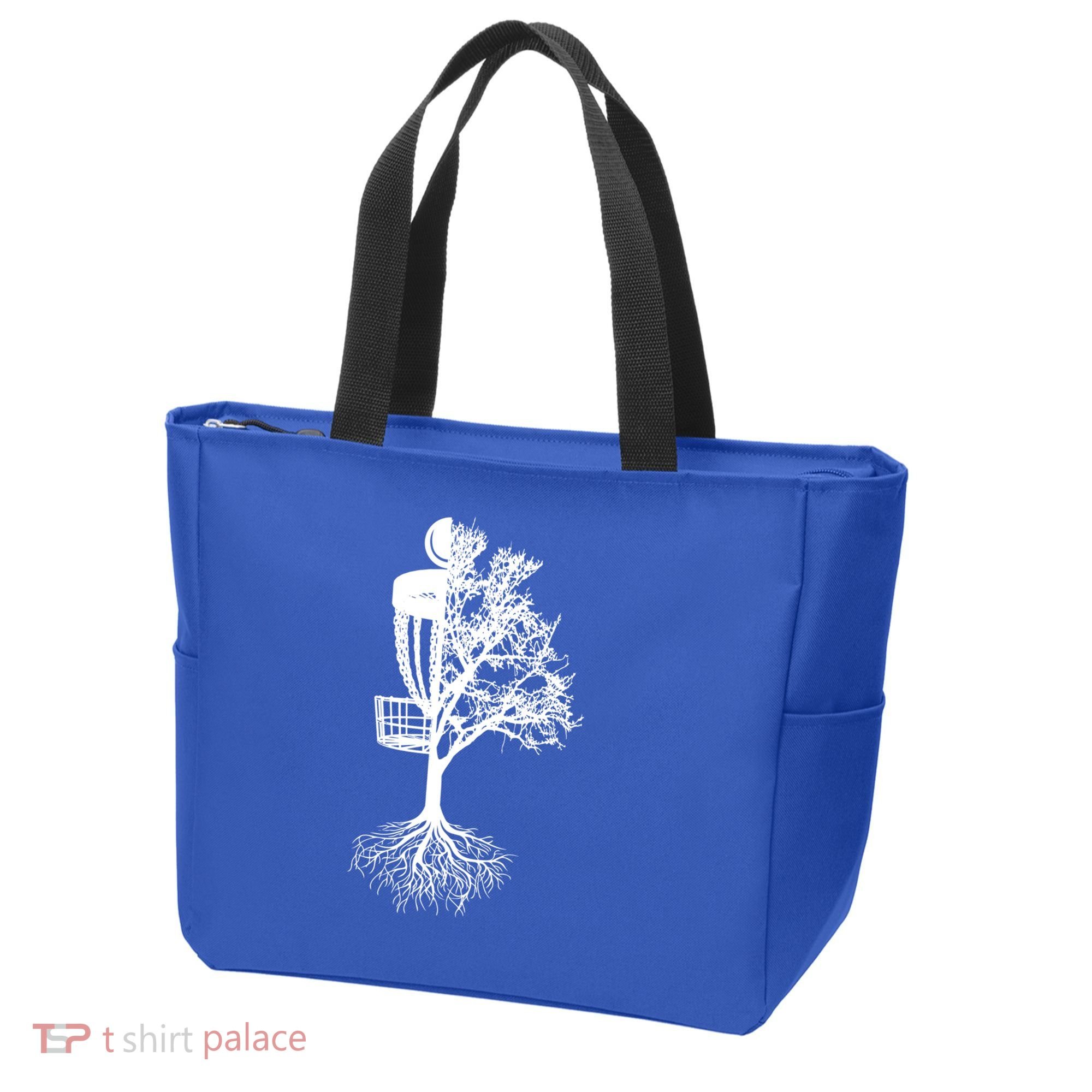 Disc Golf Basket And Tree Frolf Frisbee Golf Cool Gift Tote Bag