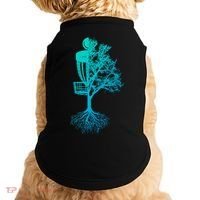 Disc Golf Basket And Tree Frolf Frisbee Golf Cool Gift Doggie Tank thumb 0