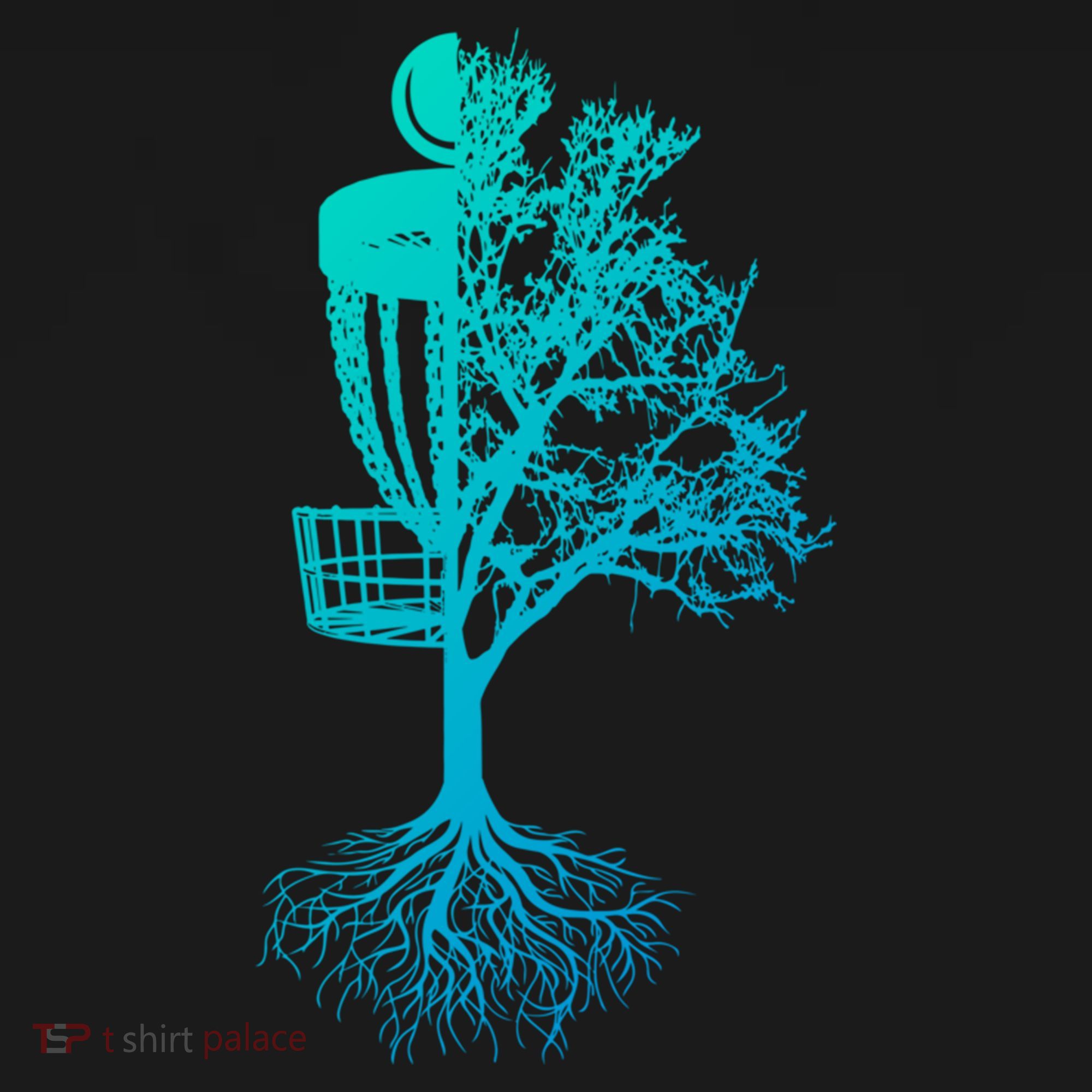 Disc Golf Basket And Tree Frolf Frisbee Golf Cool Gift Women's Hoodie