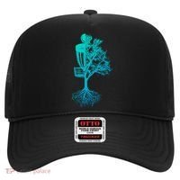 Disc Golf Basket And Tree Frolf Frisbee Golf Cool Gift Hat thumb 0