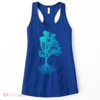 Disc Golf Basket And Tree Frolf Frisbee Golf Cool Gift Women's Tank Top thumb 0