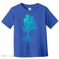 Disc Golf Basket And Tree Frolf Frisbee Golf Cool Gift Toddler T-Shirt thumb 0