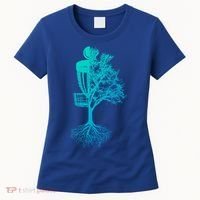 Disc Golf Basket And Tree Frolf Frisbee Golf Cool Gift Women's T-Shirt thumb 0