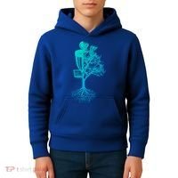 Disc Golf Basket And Tree Frolf Frisbee Golf Cool Gift Kids Hoodie thumb 4
