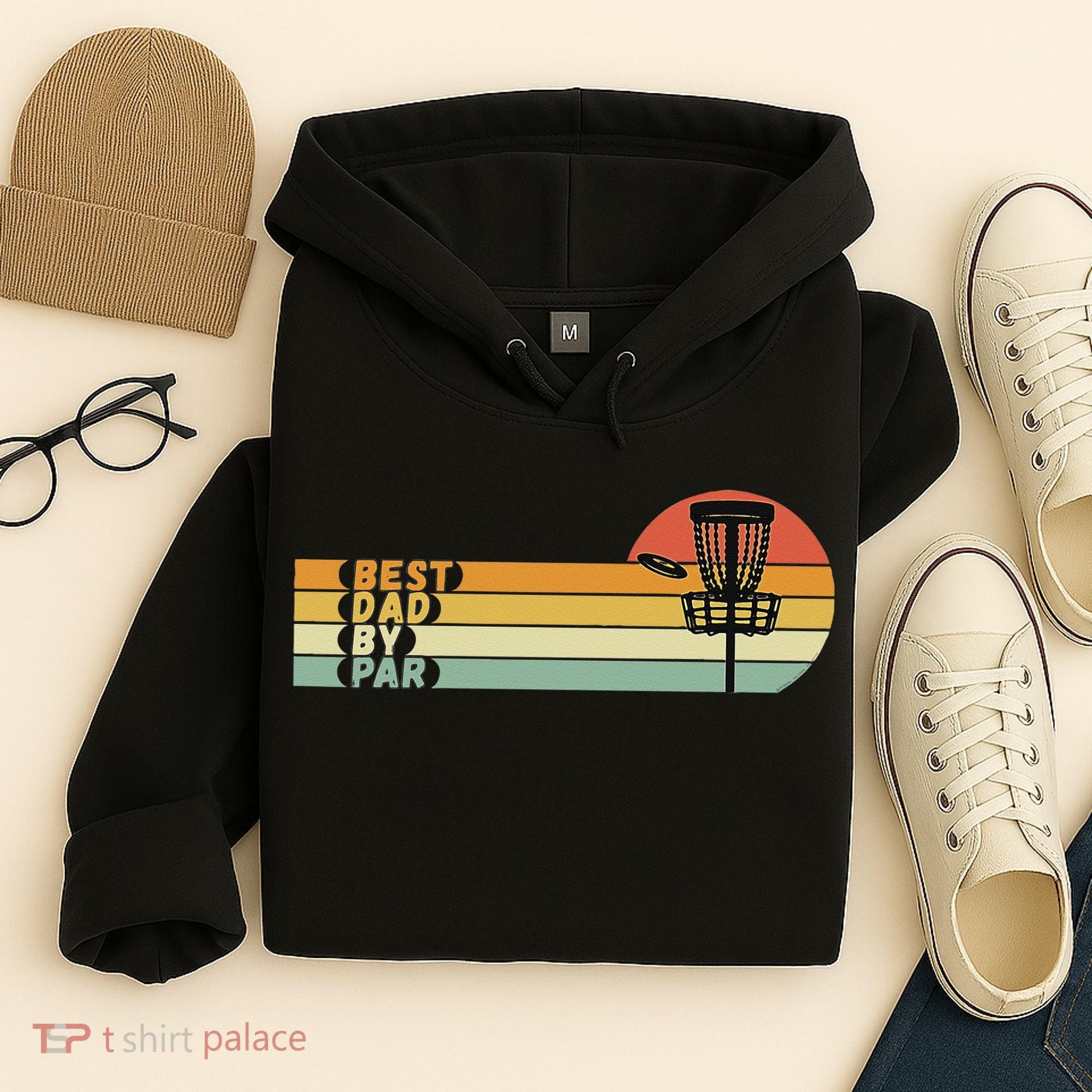 Disc Golf Best Dad By Par Father's Day Disc Golf Hoodie
