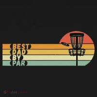 Disc Golf Best Dad By Par Father's Day Disc Golf Long Sleeve Shirt thumb 2
