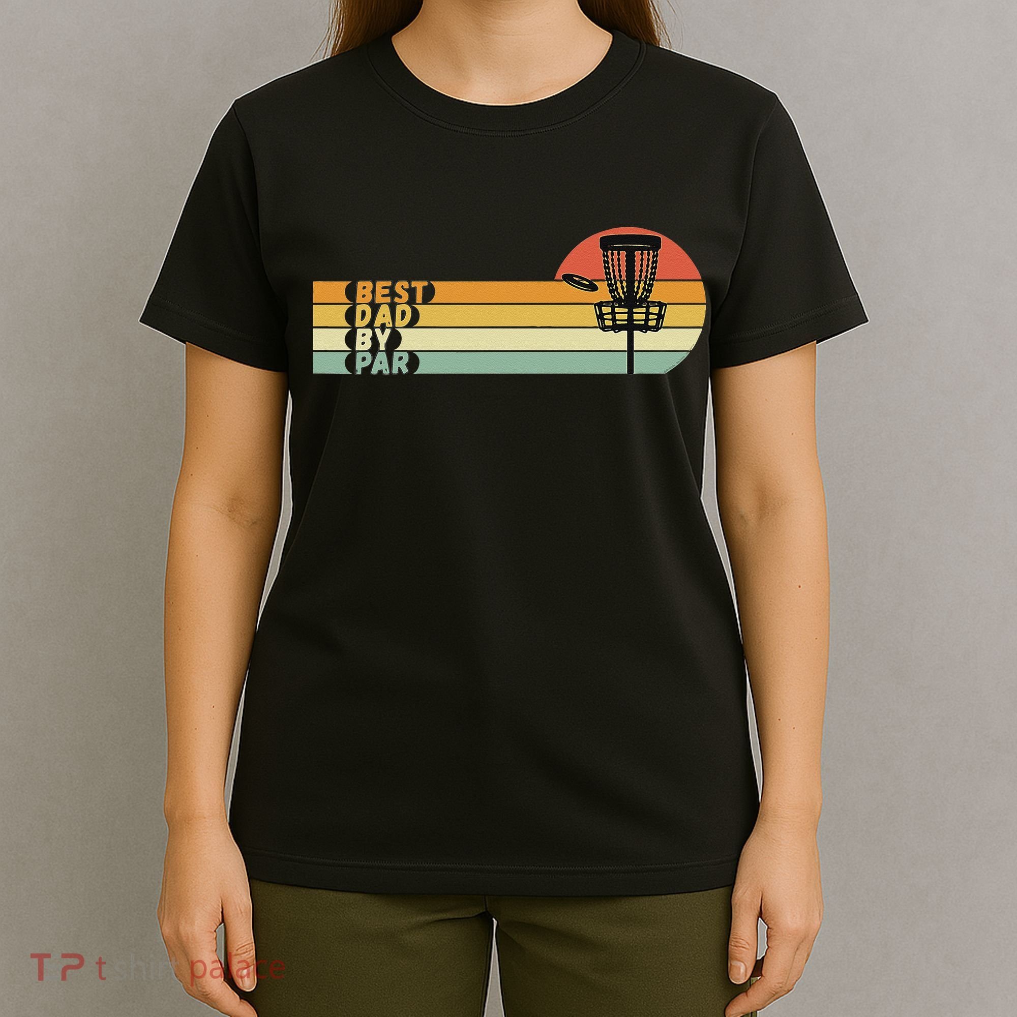 Disc Golf Best Dad By Par Father's Day Disc Golf T-Shirt