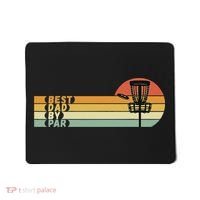 Disc Golf Best Dad By Par Father's Day Disc Golf Mousepad thumb 0