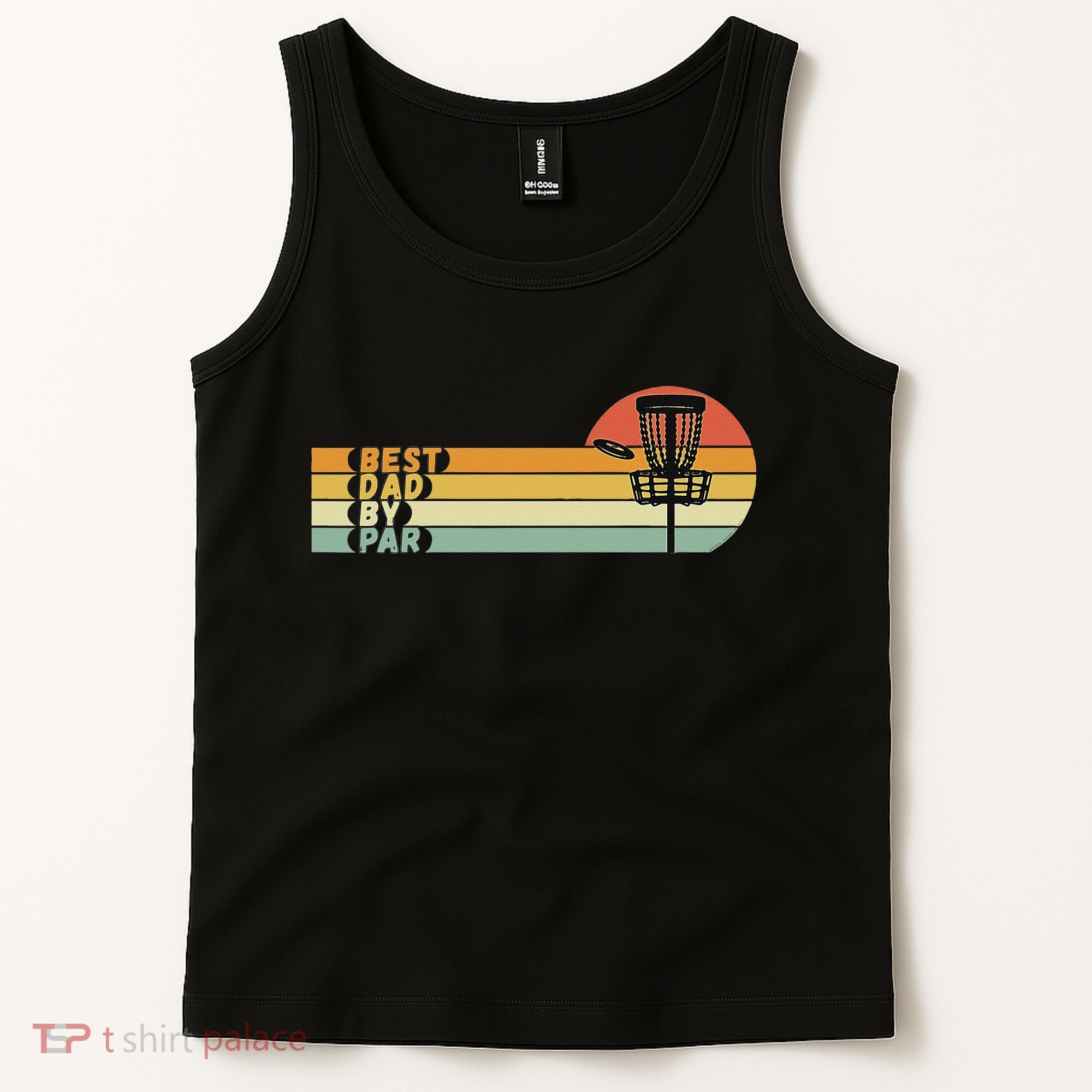 Disc Golf Best Dad By Par Father's Day Disc Golf Tank Top