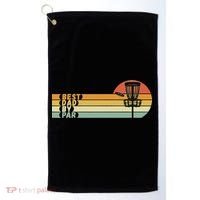 Disc Golf Best Dad By Par Father's Day Disc Golf Golf Towel thumb 0