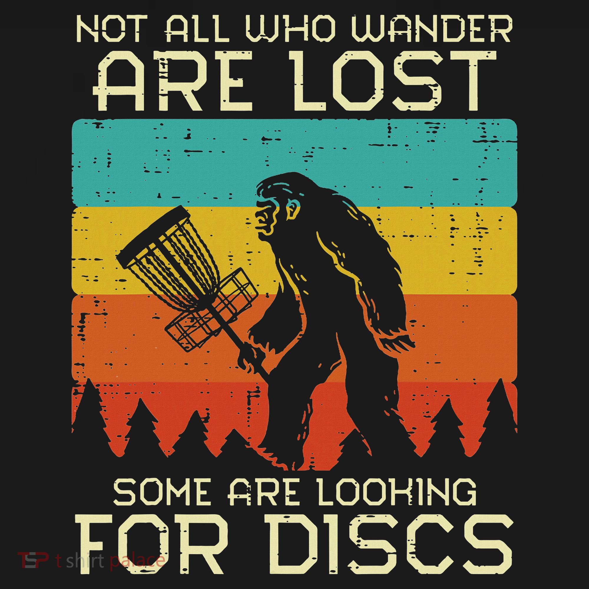Disc Golf Bigfoot Sasquatch Frisbee Frolf Women T-Shirt