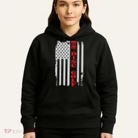 Disc Golf Basket American Flag Gift For Disc Golfers Hoodie thumb 5