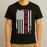 Disc Golf Basket American Flag Gift For Disc Golfers T-Shirt thumb 3