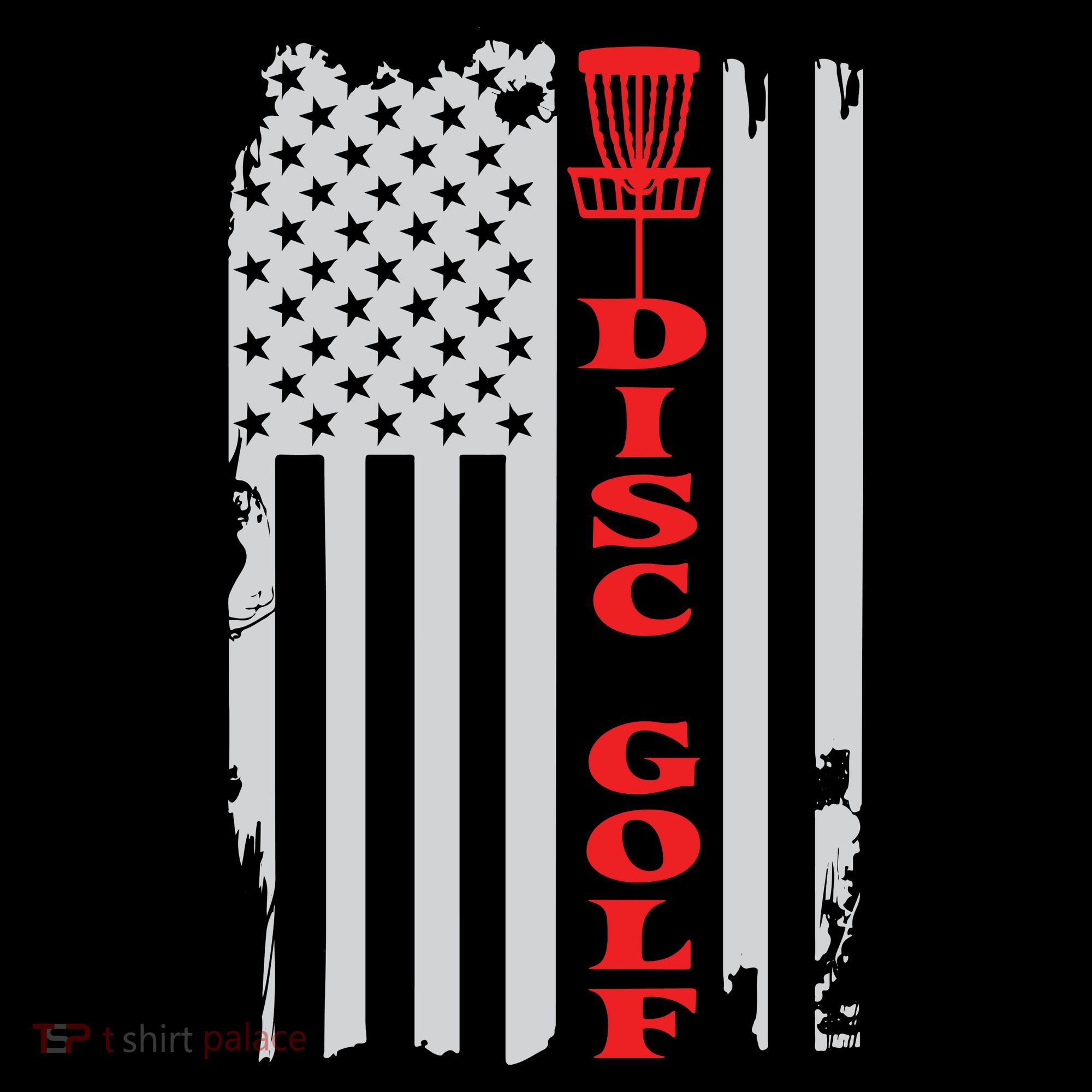 Disc Golf Basket American Flag Gift For Disc Golfers Women's Hoodie