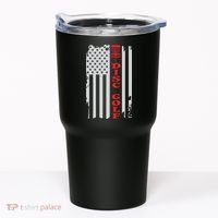 Disc Golf Basket American Flag Gift For Disc Golfers Tumbler thumb 0